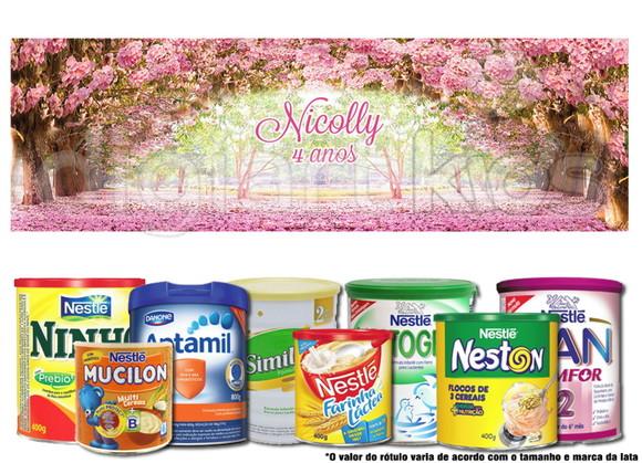 Rótulo para Lata de Leite (pedido Personalizado)