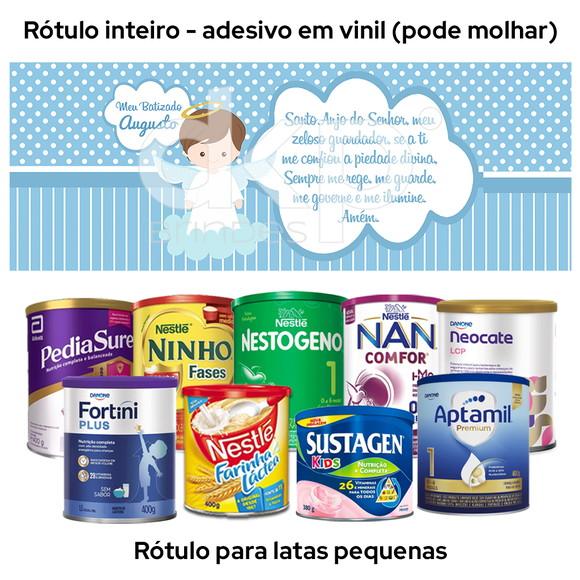 Rótulo para Lata de Leite 400g Batizado