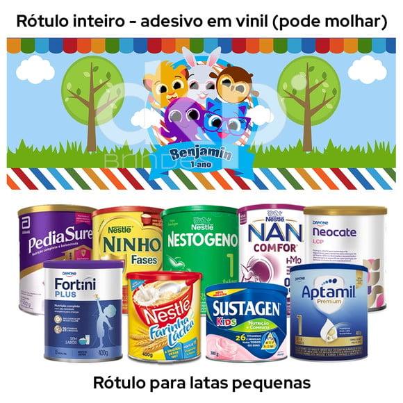 Rótulo para Lata de Leite 400g Bolofofos