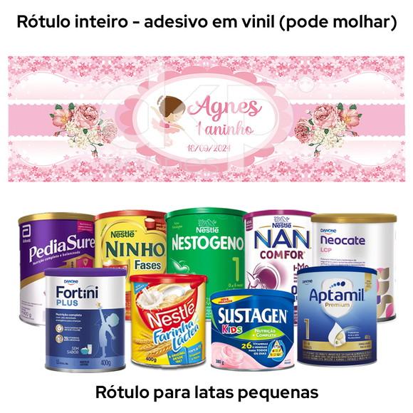 Rótulo para Lata de Leite Bailarina
