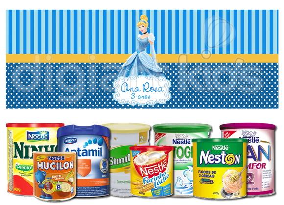 Rótulo para Lata de Leite Cinderela