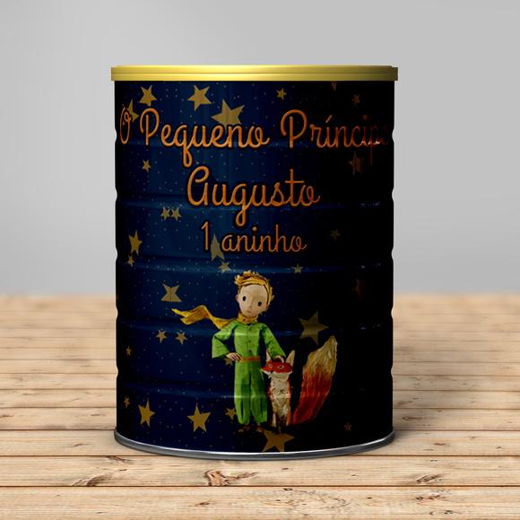 Rótulo para Lata de Leite Pequeno Príncipe