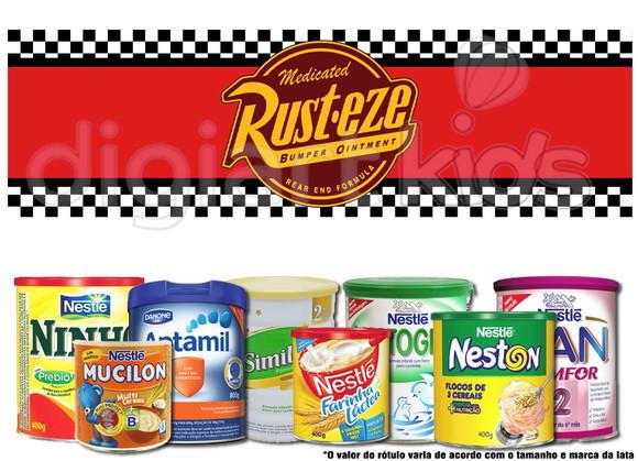 Rótulo para Lata de Leite Rust