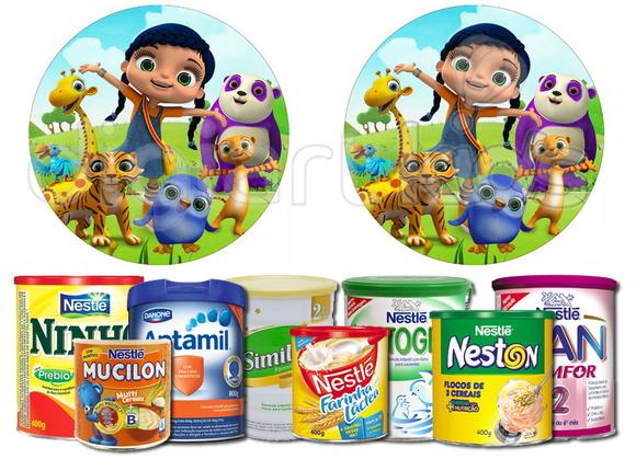 Rótulo para Lata de Leite Wissper