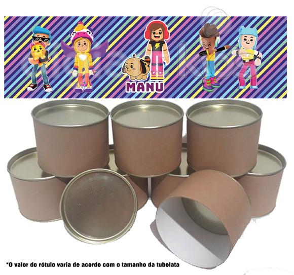Rótulo para Tubolata PK XD Menina