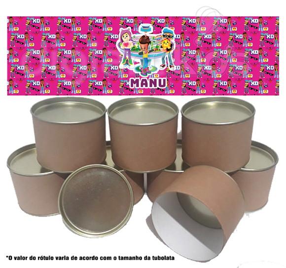 Rótulo para Tubolata Pk Xd Rosa 10x10 Prazo Reduzido