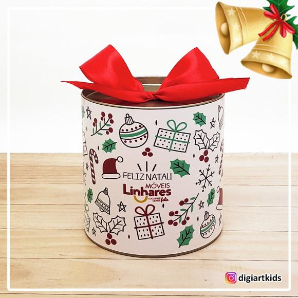 Tubolata com Mini Panetone Bauducco Feliz Natal