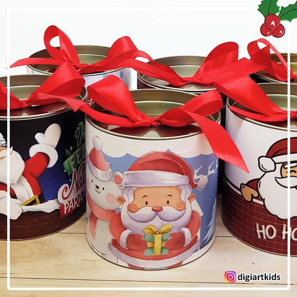 Tubolata com Mini Panetone Bauducco Papai Noel no Trenó