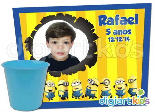 Adesivo para Baldinho de Pipoca 1,5l Minions