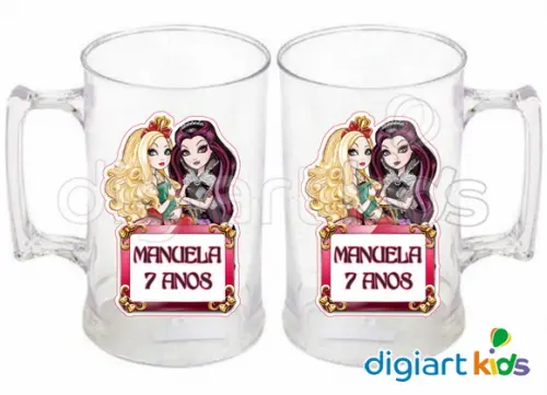 Adesivo para Caneca Ever After High