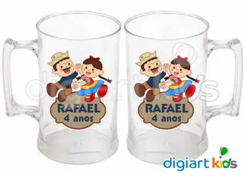 Adesivo para Caneca Festa Junina