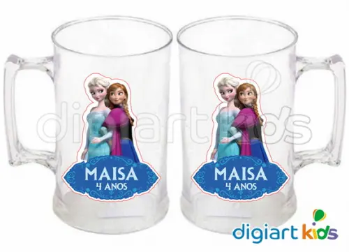 Adesivo para Caneca Frozen