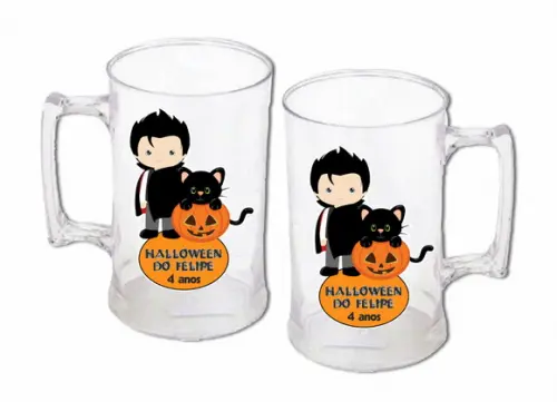 Adesivo para Caneca Halloween
