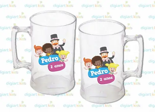 Adesivo para Caneca Mundo Bita
