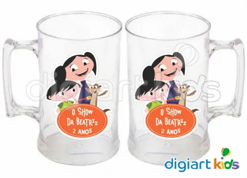 Adesivo para Caneca Show da Luna Impermeável