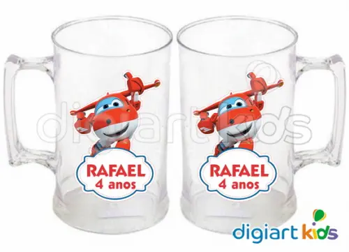 Adesivo para Caneca Super Wings