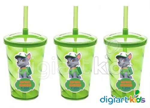 Adesivo para Copo Twister Patrulha Canina