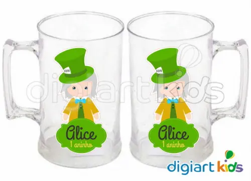 Adesivo Vinil para Caneca - Alice