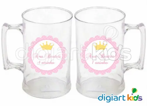 Adesivo Vinil para Caneca - Realeza