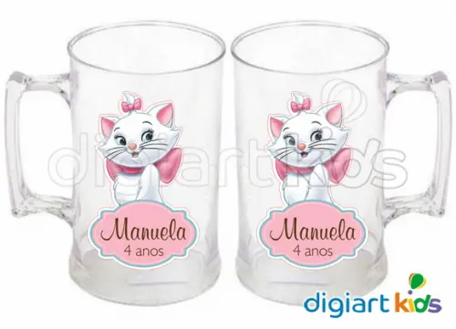 Adesivo Vinil para Caneca - Marie