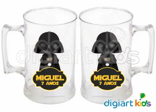 Adesivo Vinil para Caneca - Star Wars