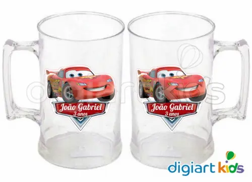 Adesivo Vinil para Caneca Carros