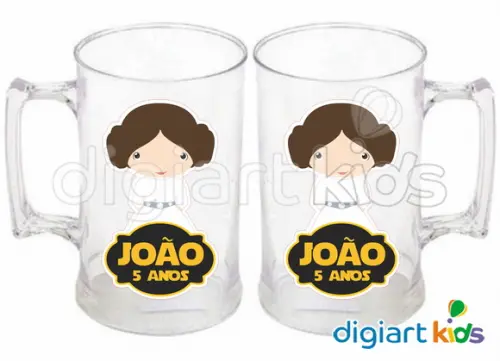Adesivo Vinil para Caneca Star Wars
