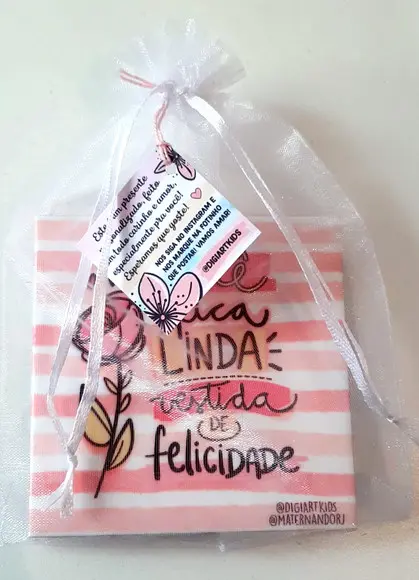 Azulejo para Mesa 10x10cm Frases Motivacionais