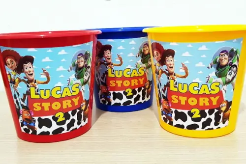 Baldinho de Pipoca Grande 2,8l Toy Story Pipocão