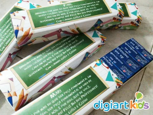 Caixa de Bis Personalizada Dia dos Professores
