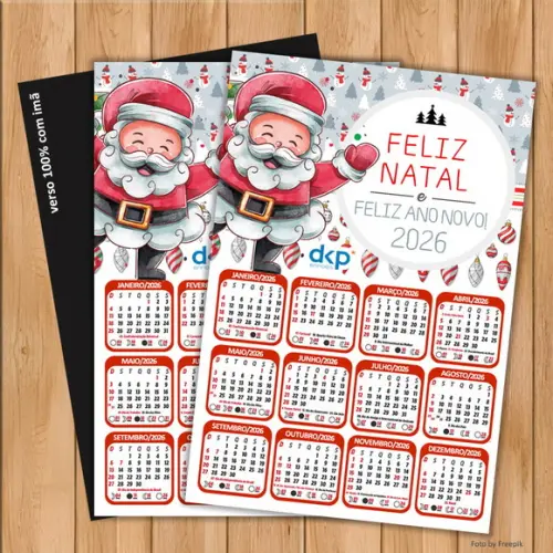 Calendário Imã Personalizado para Empresas 15x21cm