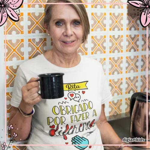 Camisa Dia dos Professores Obrigado Por Fazer a Diferença
