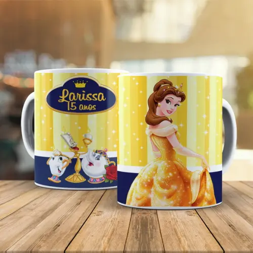 Caneca a Bela e a Fera