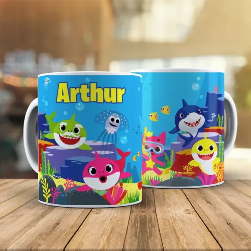 Caneca Baby Shark