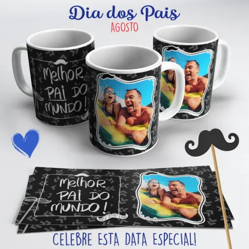 Caneca de Cerâmica Dia dos Pais