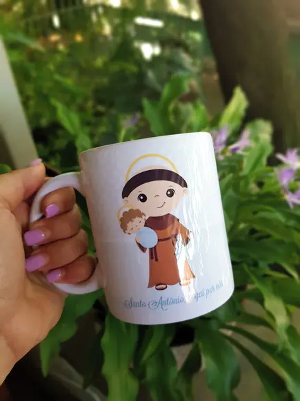 Caneca de Cerâmica Santo Antônio