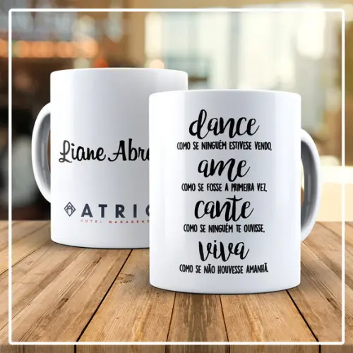 Caneca De Cerâmica Viva Como se Não Houvesse Amanhã