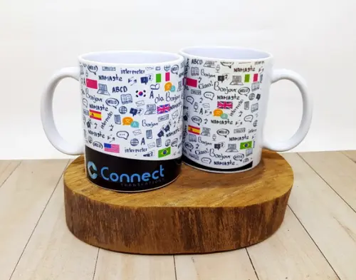 Caneca de Cerâmica Tradutor com ou sem Logo