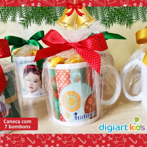 Caneca de Natal com Bombons