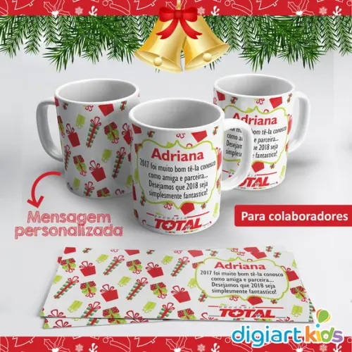 Caneca de Natal Presentes