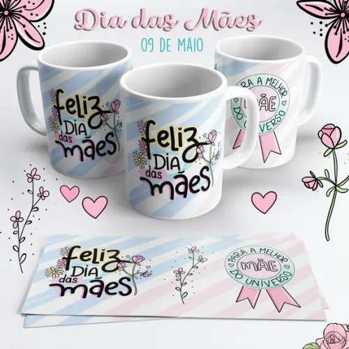 Caneca Dia das Mães - Para a Melhor Mãe do Universo