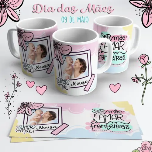 Caneca Dia das Mães com Foto (pedido Personalizado)