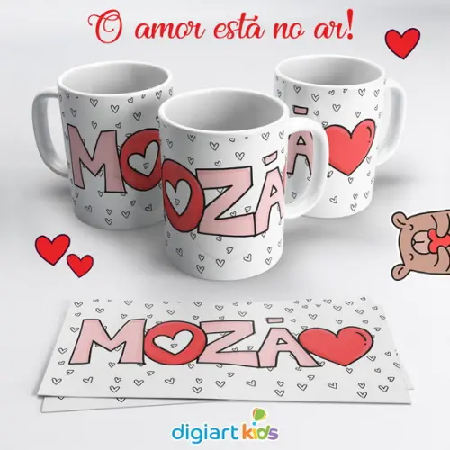 Caneca Dia dos Namorados com Foto Mozão Ela e Ele