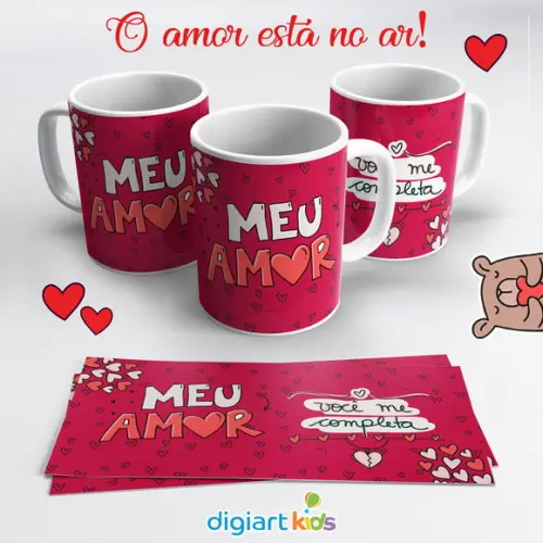 Caneca Dia dos Namorados Meu Amor