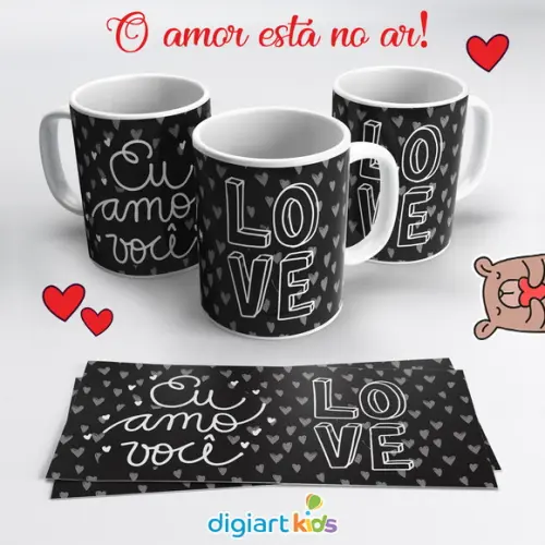 Caneca Dia dos Namorados Love