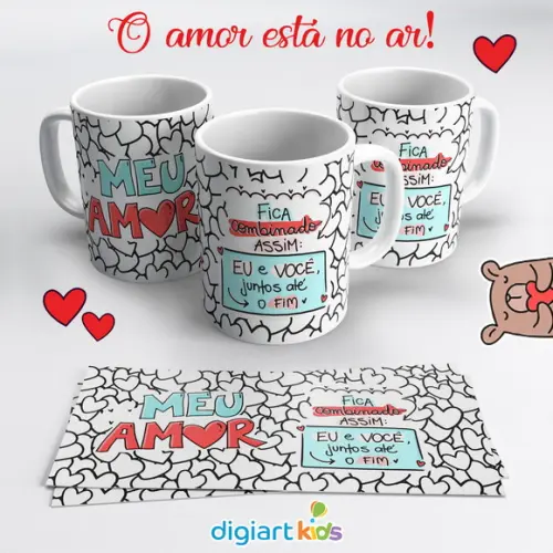Caneca Dia dos Namorados Meu Amor