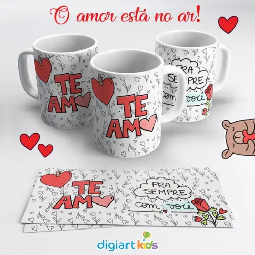 Caneca Dia dos Namorados Te Amo
