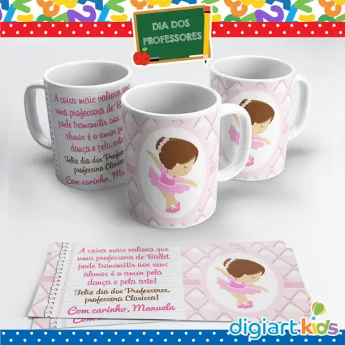 Caneca Dia dos Professores Ballet