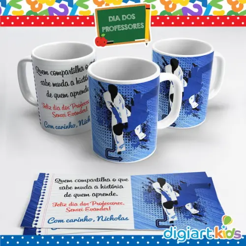 Caneca Dia dos Professores Judô