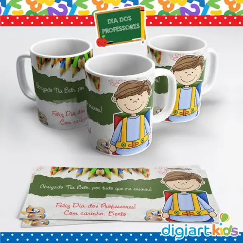 Caneca Dia dos Professores Menino